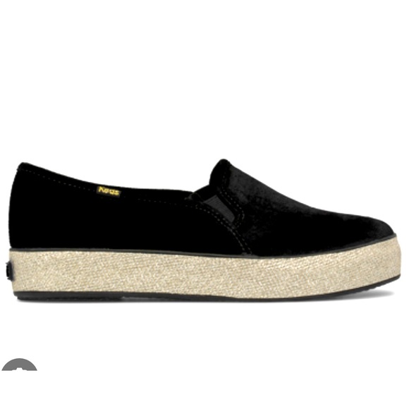 Keds *nwt size 9 Triple decker Dazzle blk - Picture 1 of 9